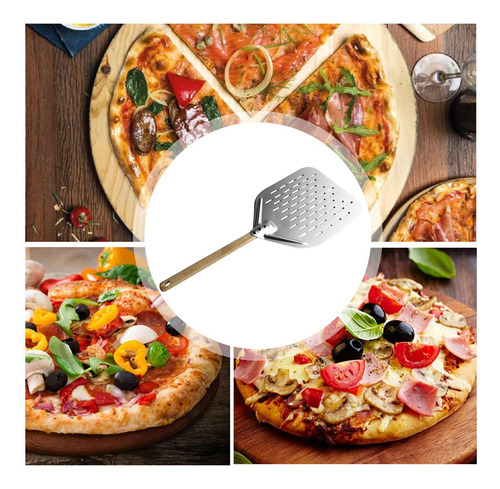 Paleta De Pizza De Metal Cáscara De Horno De Pizza Pala Para