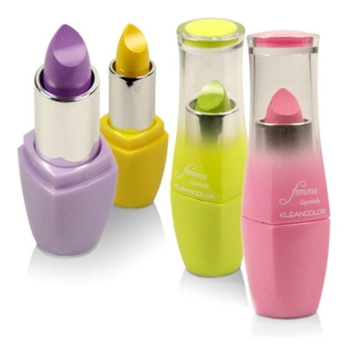 Imagen 2 de 6 de ¡ Lápiz Labial Happily After Kleancolor Femme Rosado !!