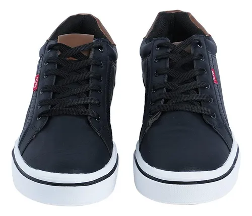 Tenis Hombre Felpor Casual Urbano Suela Baja Agujetas Camina