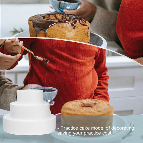 Molde Para Tartas Reutilizables, Modelo De Tarta De Espuma F
