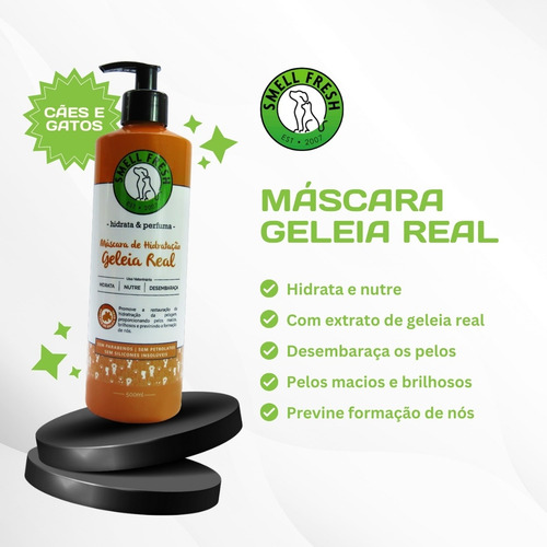 Shampoo Geleia Real 500ml + Hidratação Geleia Real 500ml
