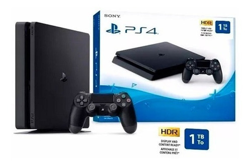 Play 4 Ps4 Slim 1tb +2controles+  Fifa 20fisico Easybuy