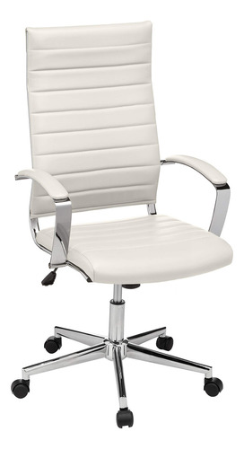 Amazon Basics - Silla De Escritorio Giratoria Ejecutiva De . Color Stunning White