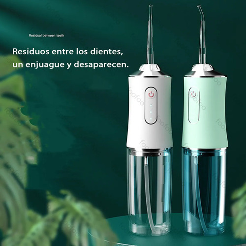Irrigador Bucal Limpiador De Dientes Recargable 8 Puntas
