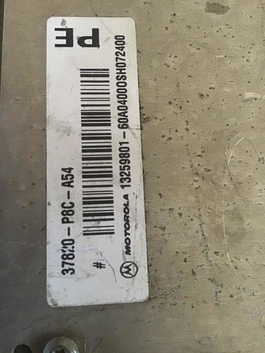 Computadora Ecu Ecm Motor Honda Accord 2002 37820 P8c A54 (Usado)
