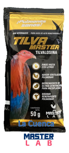 Tilva Master 50gr Pulmones Sanos P/gallos Gallinas La Cuenca