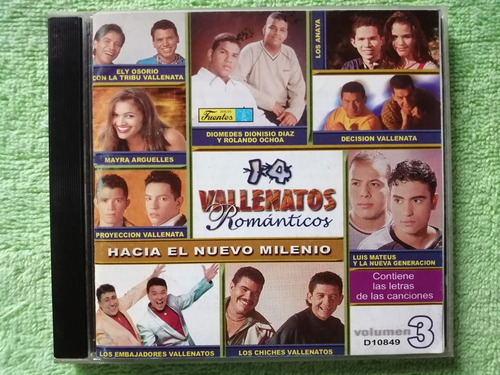 Eam Cd 14 Vallenatos Romanticos Vol. 3 Discos Fuentes 1999