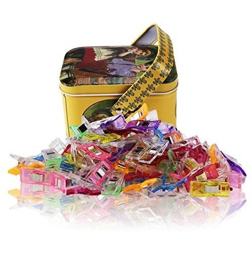 Pinzas De Coser Multiusos Mumcraft Con Caja De Hojalata, Tam