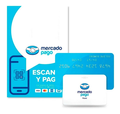 Mercado Pago Kit Point Mpos Nuevo Modelo Bt + Código Qr