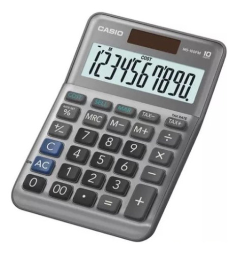 Calculadora De Escritorio Casio Ms-100fm 10 Digitos