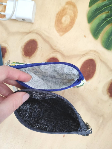 Imagem 3 de 3 de Saquinho Multiuso C Zíper Porta Moedas Fones Dinheiro Cartão
