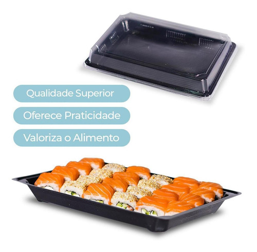 Embalagem Descartável Combinado Delivery Sushi Sashimi G