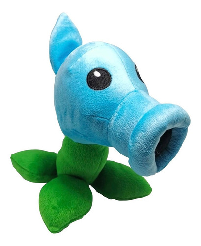 Peluche Plants Vs Zombies Lanza Guisantes Azul Nieve 24cm