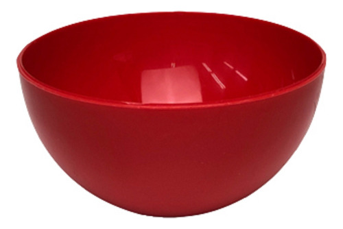 Bowl Ensaladera Plastico 23cm Carol Color Rojo