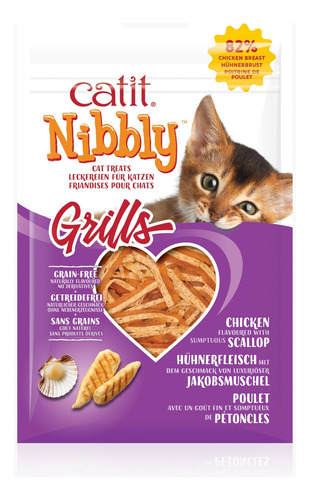 Cat It Nibbly Grills Pollo Y Vieira Golosinas Suaves Gatos