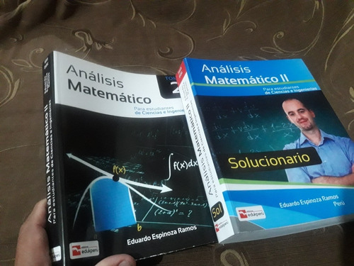 Libro Análisis Matemático 2 Teoría Y Solucionario Espinoza