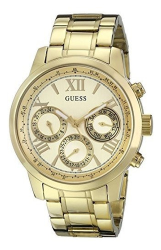 Reloj De Pulsera Clasico De Acero Inoxidable Guess Para Muje