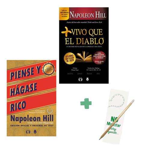 Piense Hagase Rico + Mas Vivo Diablo - Hill - 2 Libros Gdes