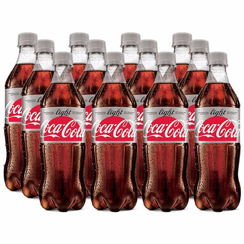 Funda Coca Cola Light 600 Cc 12 Unidades Oferta