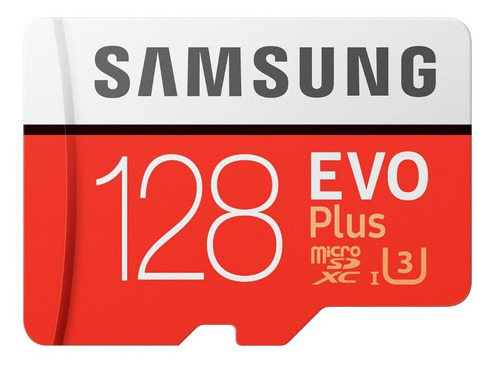 Memoria Micro Sd 128gb Samsung Evo Plus U3 4k 100mb/s Gopro