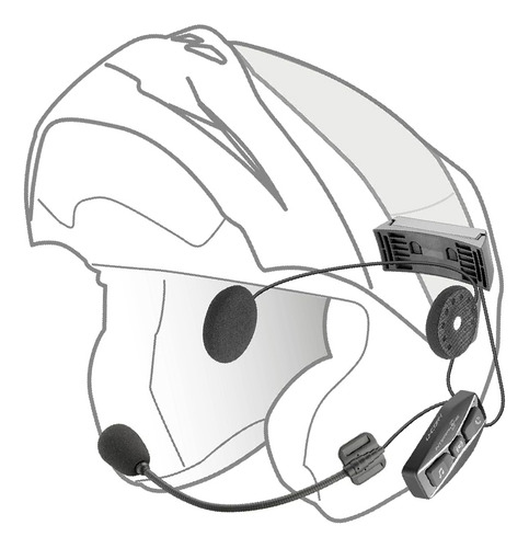Intercomunicador Bluetooth | Casco | Interfono uCom4TP