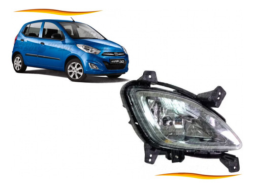 Neblinero Derecho Hyundai I10 2011 2013