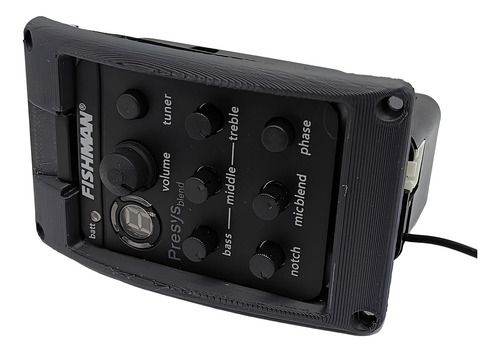 Kit Captador + Adaptador Fishman Para Preamp Cr-t 3t Crafter Cor Preto