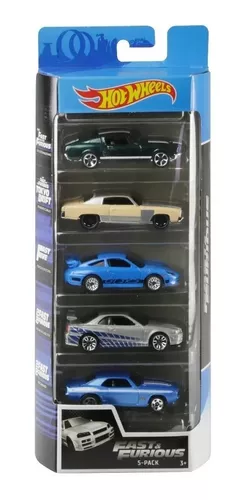 Hot Wheels - Pack com 5 carrinhos (Fast & Furious) - Velozes e Furiosos :  : Brinquedos e Jogos