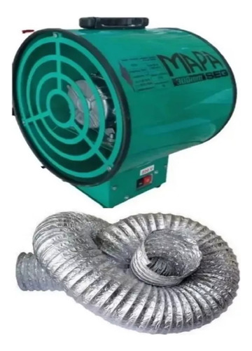 Insuflador De Ar Exaustor Com Duto Aluminio 08' X 10 Mt