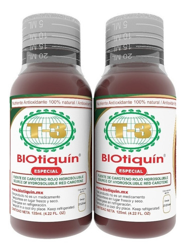 2 Biotiquín Especial 125ml (mercado Envío Gratis) 