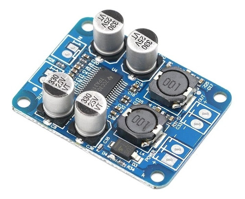 Imagen 2 de 5 de Amplificador Mono Clase D 60w Tpa3118 - 8 A 24v