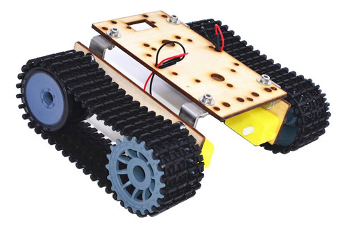 Kit De Oruga De Chasis De Carro De Tanque De Aleación Diy