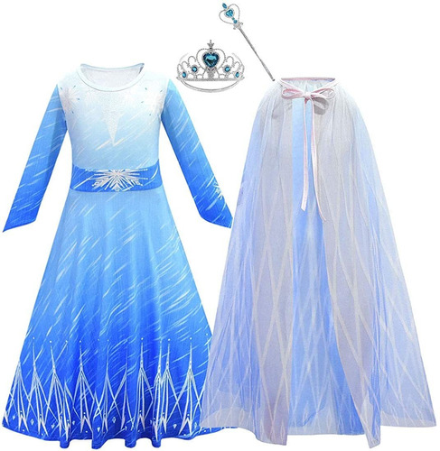 Girls Princess Dress Up Cosplay Fancy Party Halloween T...