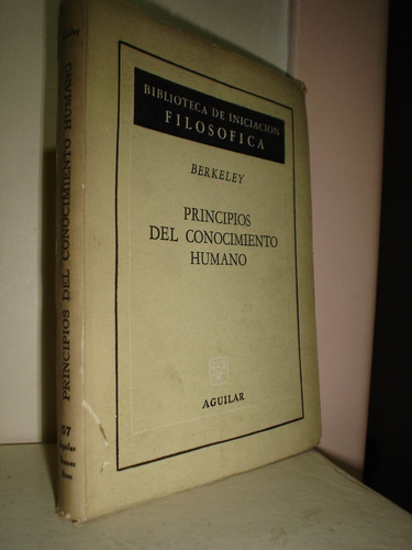 Principios Del Conocimiento Humano Berkeley Aguilar Lbm