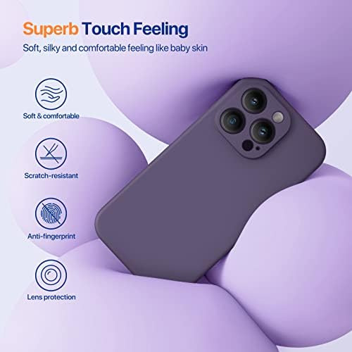 Capa Miracase Para iPhone 14 Pro Com Capa De Calça Roxa