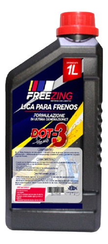 Liga Para Frenos Freezing 1 Litro Dot 3 