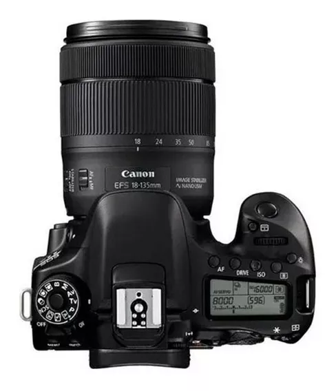 Canon Eos 80d Dslr Color Negro Con 18-135mm Y Zoom