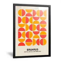 Comprar Cuadros Bauhaus Arte Círculos Abstractos Modernos 35x50cm