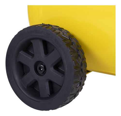 Compresor Stanley Sin Aceite Horizontal 50l 2hp 201301-b3 Color Amarillo 127V 60 Hz