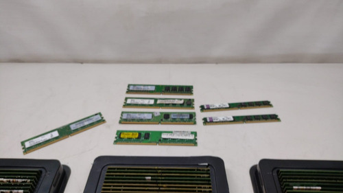 Lote 20 Memorias Para Pc Ddr2 C/ 1gb Ram Usado Funcionando (Usado)