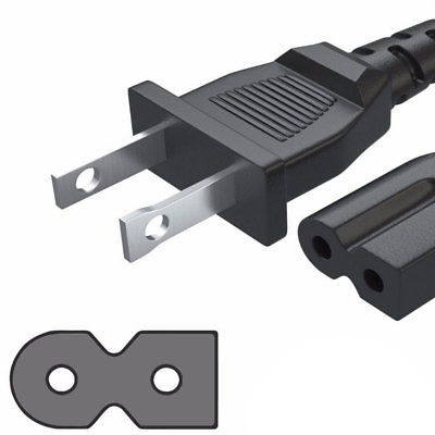 Imagen 2 de 5 de Cable De Alimentación De Ca De 6 Pies De U.s. Para Sony Dsr-