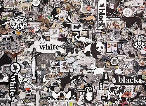 Cobble Hill Black Y White Animals 1000 Piezas Shelley Davies