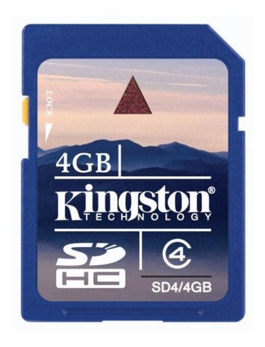 Tarjeta de memoria Kingston SD4 4GB
