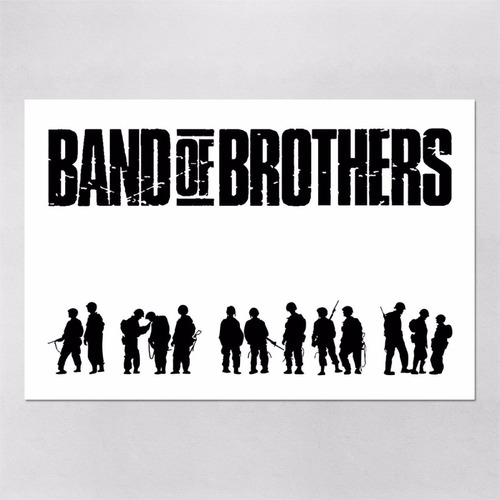 Poster 40x60cm Seriados Series Band Of Brothers 2