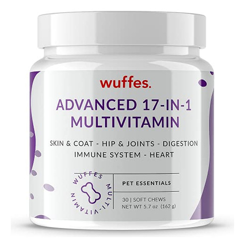 Wuffes 17-en-1 Suplementos De Vitaminas Para Perros X9tf9