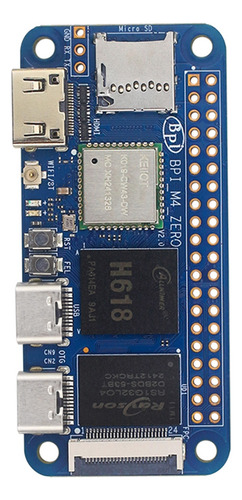 Para Placa Base Banana Pi Bpi-m4 Zero Allwinner H618 Linux P
