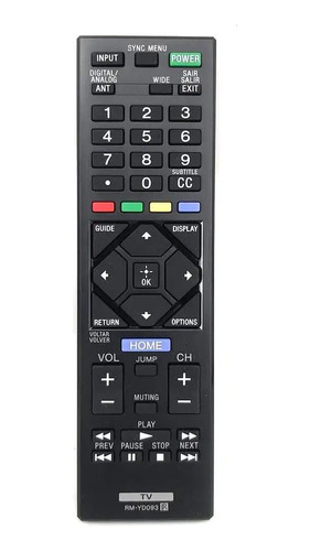 Control Remoto Tv Compatible Sony Smart Yd-093 