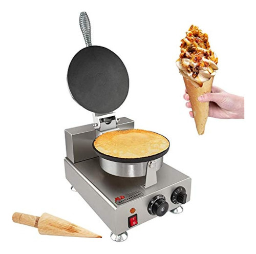 Aldkitchen Cone Waffle Maker | Hierro Cónico Antiadherente (