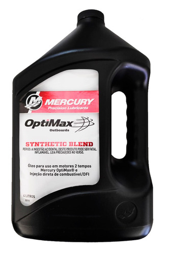 Óleo de motor Mercury semi-sintético 20W para veículos náuticos de 1 unidade