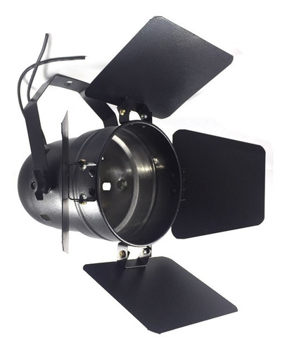 Imagem 3 de 5 de Canhão Par 38 Com Barndoor Integrado E Lâmpada 100w 220v